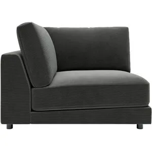 Jette Home Element Ecke in Feincord Sila ¦ grau ¦ Maße (cm): B: 120 H: 85 T: