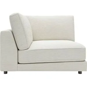 Jette Home Element Ecke in Cord Sila ¦ weiß ¦ Maße (cm): B: 120 H: 85 T: 125.0