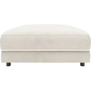 Jette Home Element Hocker in Feincord Sila ¦ weiß ¦ Maße (cm): B: 100 H: 43 T: