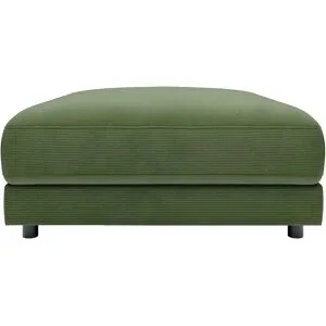 Jette Home Element Hocker in Feincord Sila ¦ grün ¦ Maße (cm): B: 100 H: 43 T:
