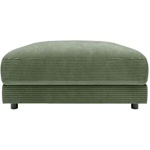 Jette Home Element Hocker in Cord Sila ¦ grün ¦ Maße (cm): B: 100 H: 43 T: 127.0