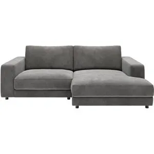 Jette Home Ecksofa in Cord Sila ¦ grau ¦ Maße (cm): B: 250 H: 85 T: 170.0