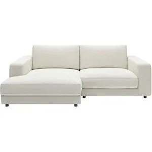 Jette Home Ecksofa in Cord Sila ¦ weiß ¦ Maße (cm): B: 250 H: 85 T: 170.0