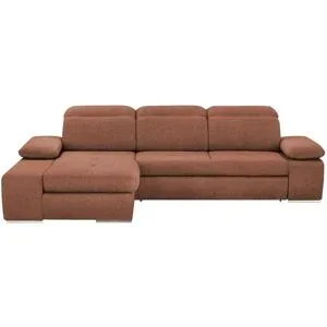 switch Ecksofa aus Mikrofaser Avilla ¦ rosa/pink ¦ Maße (cm): B: 285 H: 86 T: