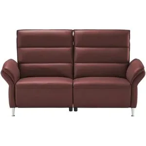 Wohnwert Einzelsofa Leder Marlena ¦ rot ¦ Maße (cm): B: 192 H: 107 T: 97.0