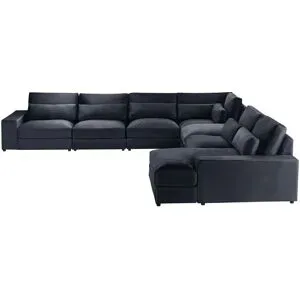 Höffner Ecksofa  Branna ¦ grau ¦ Maße (cm): B: 412 H: 88 T: 296.0