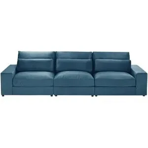 Höffner 3 Sitzer Sofa  Branna ¦ blau ¦ Maße (cm): B: 322 H: 88 T: 120.0