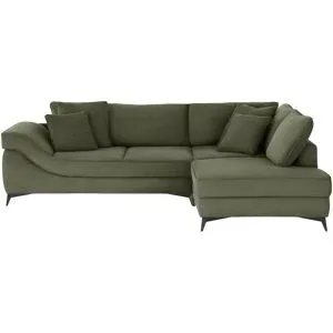 pop Ecksofa  Trentino ¦ grün ¦ Maße (cm): B: 310 H: 98 T: 223.0