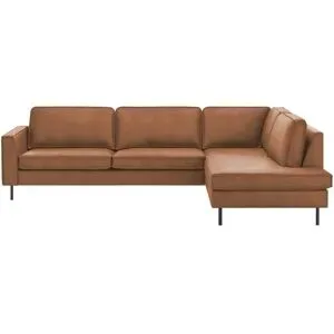 Soho Ecksofa aus recyceltem Leder Skaisa ¦ braun ¦ Maße (cm): B: 296 H: 85 T: