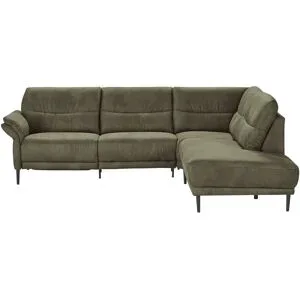 Wohnwert Ecksofa  Maya ¦ grün ¦ Maße (cm): B: 268 H: 91 T: 221.0
