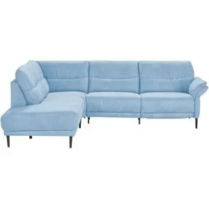 Wohnwert Ecksofa  Maya ¦ blau ¦ Maße (cm): B: 268 H: 91 T: 221.0