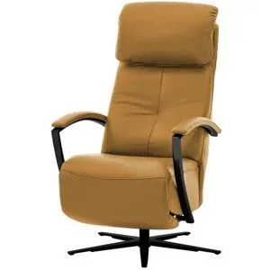 Hukla Relaxsessel Leder Pierre ¦ gelb ¦ Maße (cm): B: 75 H: 117 T: 87.0