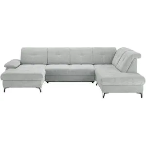 medium Wohnlandschaft  Planova II ¦ grau ¦ Maße (cm): B: 338 H: 96 T: 249.0