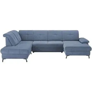 medium Wohnlandschaft  Planova II ¦ blau ¦ Maße (cm): B: 338 H: 96 T: 249.0