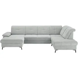 medium Wohnlandschaft  Planova II ¦ grau ¦ Maße (cm): B: 338 H: 96 T: 231.0