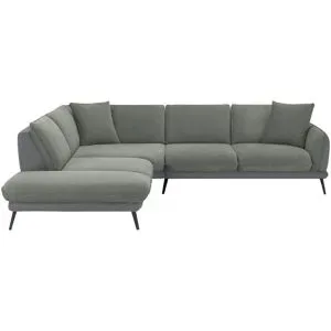 medium Ecksofa  Romance ¦ grau ¦ Maße (cm): B: 310 H: 86 T: 253.0
