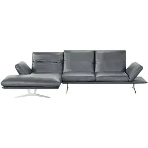 Koinor Ecksofa Echtleder Francis ¦ grau ¦ Maße (cm): B: 314 H: 93 T: 159.0