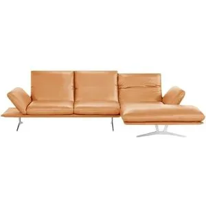 Koinor Ecksofa Echtleder Francis ¦ gold ¦ Maße (cm): B: 314 H: 93 T: 159.0