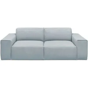 Gray & Jones Einzelsofa im Trendstoff Baltic Breeze ¦ blau ¦ Maße (cm): B: 216