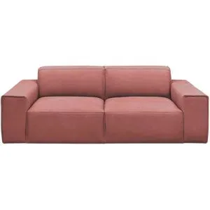Gray & Jones Einzelsofa im Trendstoff Baltic Breeze ¦ rot ¦ Maße (cm): B: 196 H: