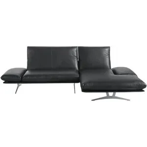 Koinor Ecksofa Echtleder Francis ¦ schwarz ¦ Maße (cm): B: 284 H: 93 T: 159.0