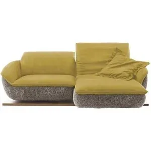 Koinor Ecksofa  Mooove ¦ gelb ¦ Maße (cm): B: 242 H: 99 T: 120.0