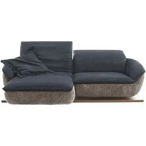 Koinor Ecksofa  Mooove ¦ blau ¦ Maße (cm): B: 242 H: 99 T: 153.0