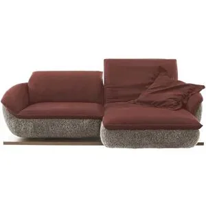 Koinor Ecksofa  Mooove ¦ rot ¦ Maße (cm): B: 242 H: 99 T: 120.0