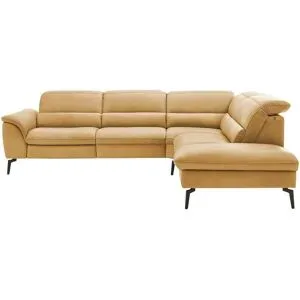 Hukla Ecksofa  Luisa ¦ gelb ¦ Maße (cm): B: 298 H: 106 T: 258.0