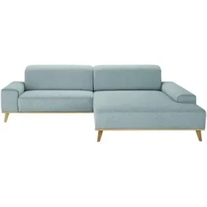 Höffner Ecksofa  Fred ¦ blau ¦ Maße (cm): B: 298 H: 84 T: 203.0