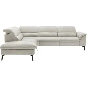 Hukla Ecksofa  Luisa ¦ grau ¦ Maße (cm): B: 298 H: 106 T: 258.0