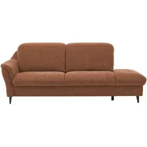 meinSofa Recamiere  Ellen ¦ orange ¦ Maße (cm): B: 319 H: 103 T: 102.0