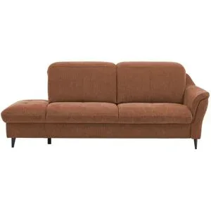 meinSofa Recamiere  Ellen ¦ orange ¦ Maße (cm): B: 219 T: 102.0