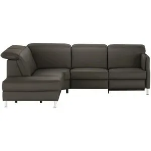 meinSofa Leder-Ecksofa  Leon ¦ braun ¦ Maße (cm): B: 259 H: 83 T: 236.0