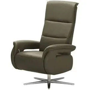 Wohnwert Relaxsessel Echtleder Mira ¦ grün ¦ Maße (cm): B: 81 H: 119 T: 93.0