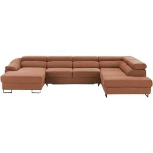 switch Ecksofa  Lavos ¦ braun ¦ Maße (cm): B: 346 H: 85 T: 221.0