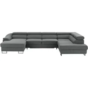 switch Ecksofa  Lavos ¦ grau ¦ Maße (cm): B: 346 H: 85 T: 221.0
