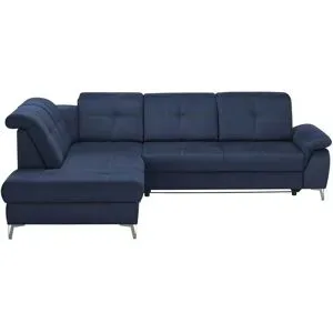 medium Ecksofa  Planova II ¦ blau ¦ Maße (cm): B: 282 H: 114 T: 241.0
