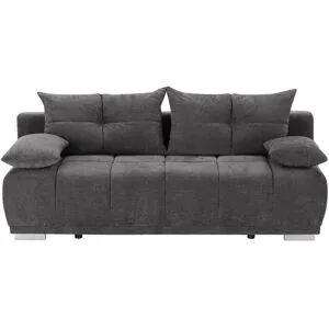 switch Schlafsofa mit Boxspringpolsterung  Gala ¦ grau ¦ Maße (cm): B: 208 H: 92