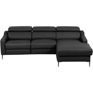 uno Ecksofa  Malmo ¦ schwarz ¦ Maße (cm): B: 230 H: 96 T: 179.0