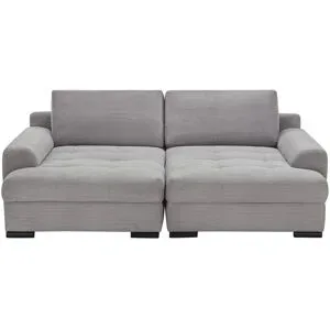 Bobb Loungesofa  Soumia ¦ grau ¦ Maße (cm): B: 240 H: 91 T: 181.0