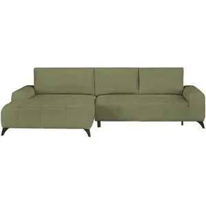 switch Ecksofa  Athena ¦ grün ¦ Maße (cm): B: 290 H: 85 T: 175.0