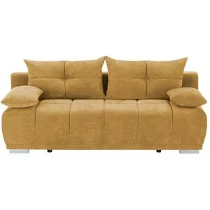 switch Schlafsofa mit Boxspringpolsterung  Gala ¦ gelb ¦ Maße (cm): B: 208 H: 92