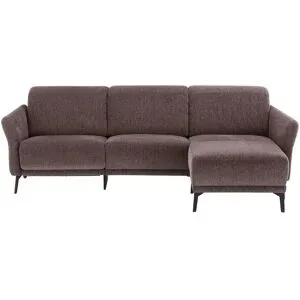 Höffner Ecksofa  New York ¦ lila/violett ¦ Maße (cm): B: 251 H: 85 T: 179.0