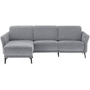 Höffner Ecksofa  New York ¦ grau ¦ Maße (cm): B: 251 H: 85 T: 179.0