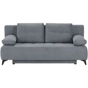 Höffner Schlafsofa  Eddy ¦ grau ¦ Maße (cm): B: 197 H: 88 T: 89.0