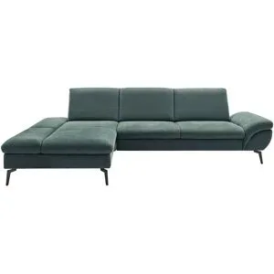 Lounge Collection Ecksofa  Malena ¦ grün ¦ Maße (cm): B: 314 H: 92 T: 199.0