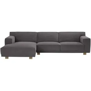 Soho Ecksofa  Trenisha ¦ grau ¦ Maße (cm): B: 301 H: 74 T: 160.0