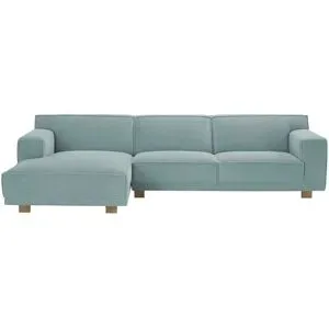 Soho Ecksofa  Trenisha ¦ blau ¦ Maße (cm): B: 301 H: 74 T: 160.0