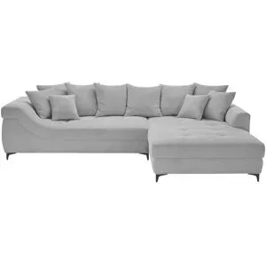 Bobb Ecksofa  Jonna ¦ grau ¦ Maße (cm): B: 317 H: 93 T: 226.0